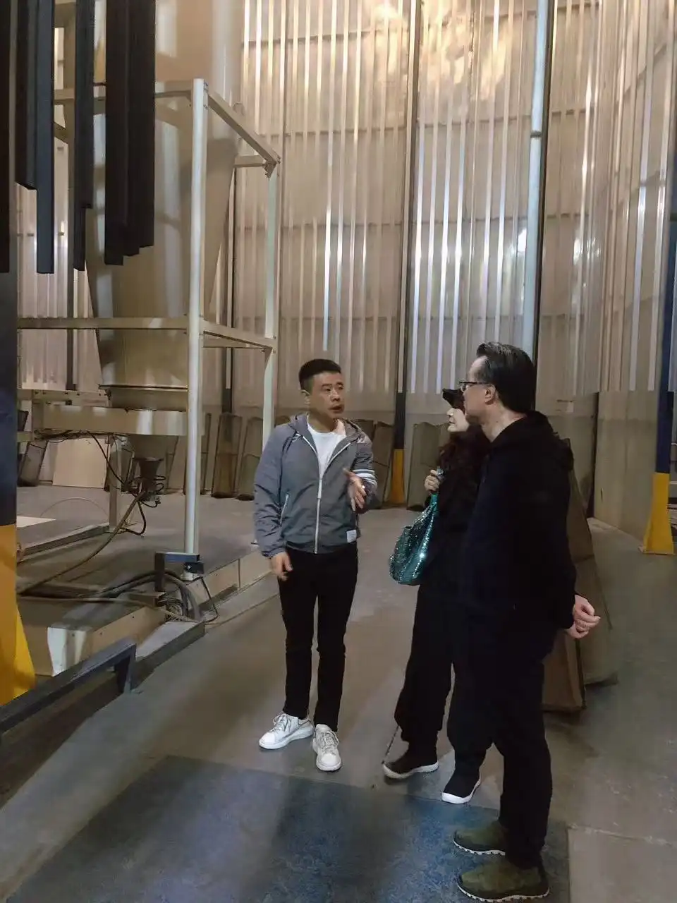 Window and door profile production line