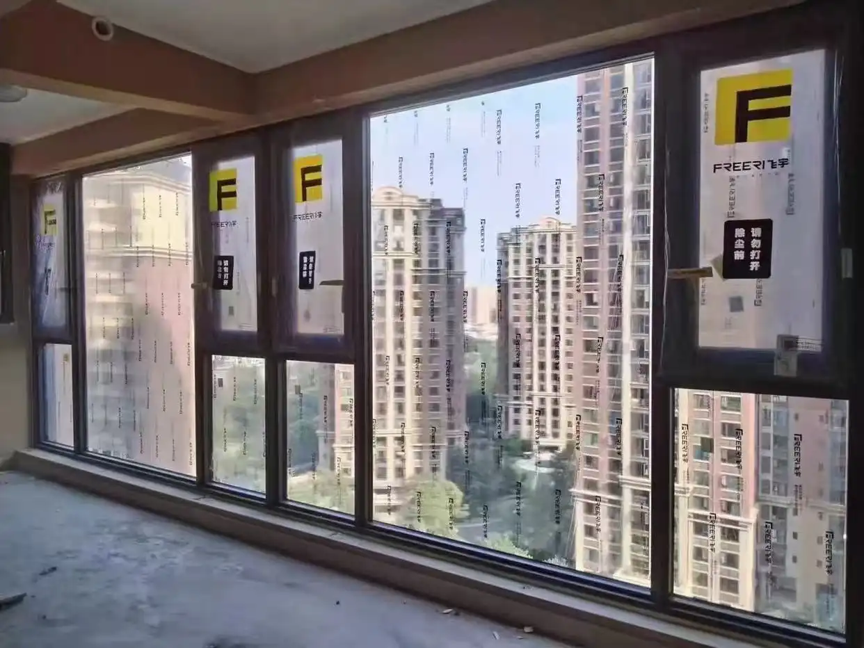 Custom windows and doors installed in a residential project