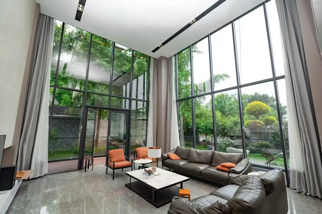 Large interior window systems