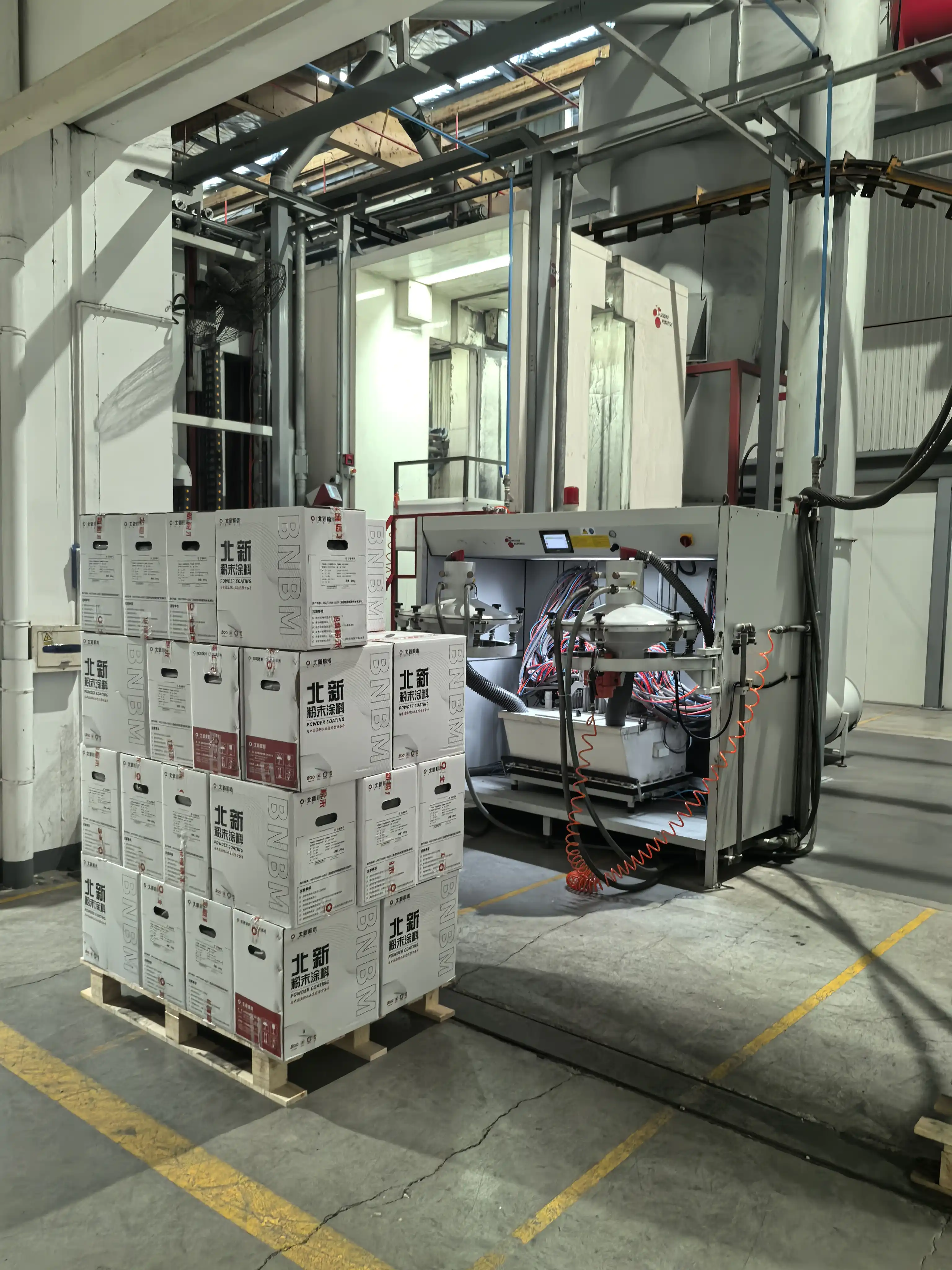 Automatic powder-feed system
