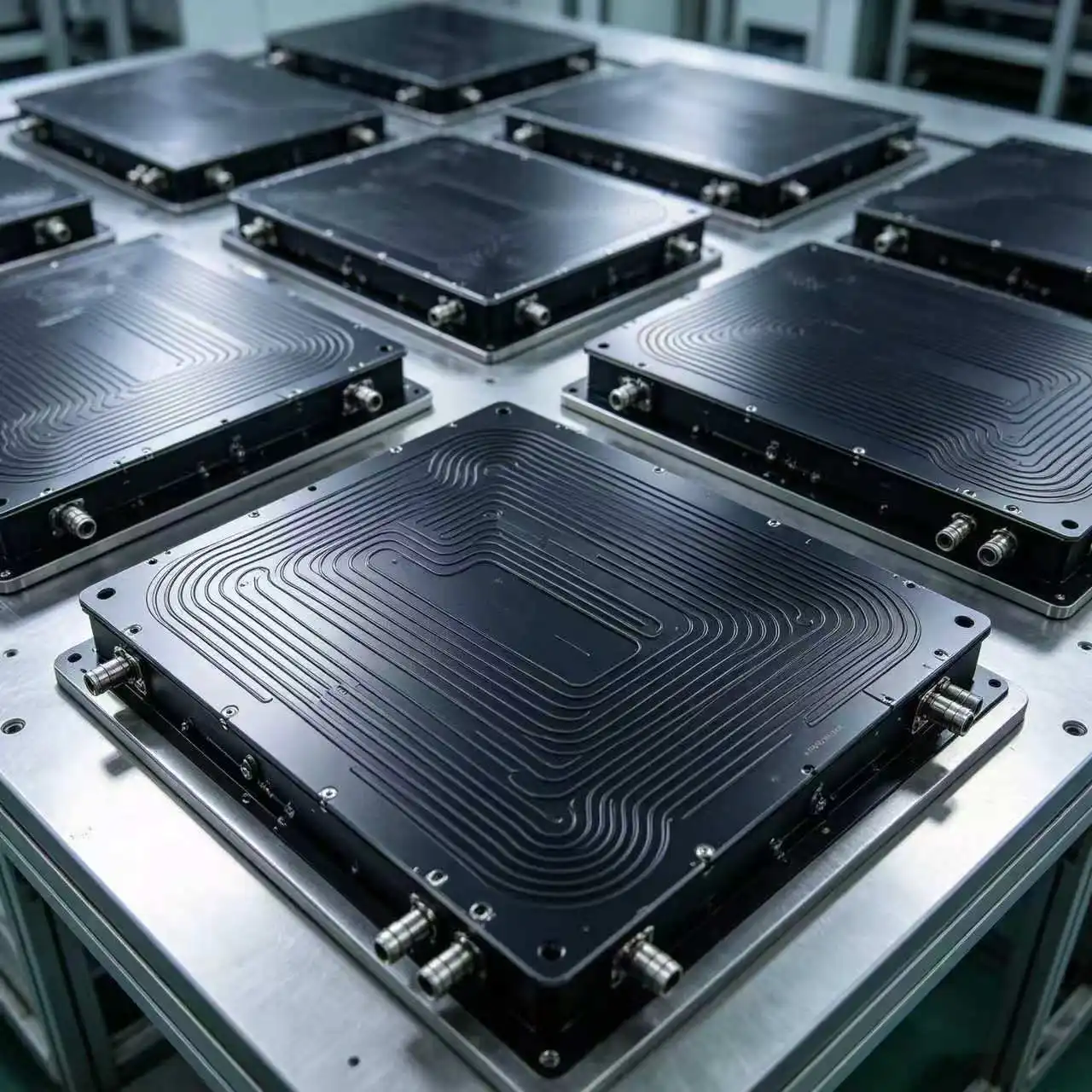 Black coated structural component
